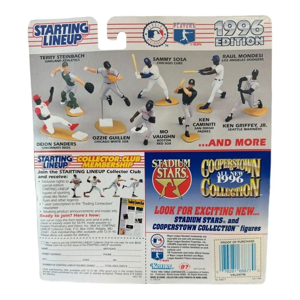 John Valentin Starting Lineup 1996 Boston Red Sox Figure With‎ Card